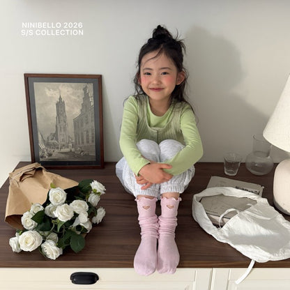 【予約販売】eyelet socks [NINIBELLO] (26SS)【2026年2月下旬以降順次発送】