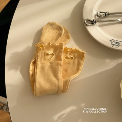 【予約販売】eyelet socks [NINIBELLO] (26SS)【2026年2月下旬以降順次発送】