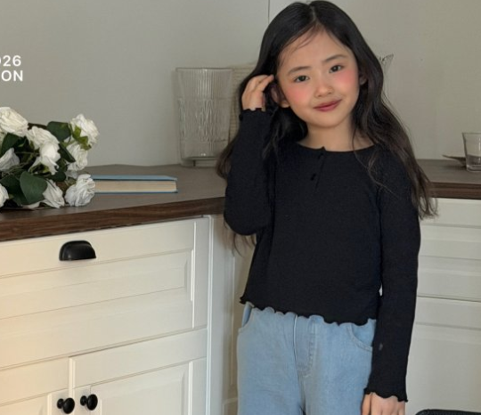 【予約販売】Heart Button tee [NINIBELLO] (26SS)【2026年2月下旬以降順次発送】