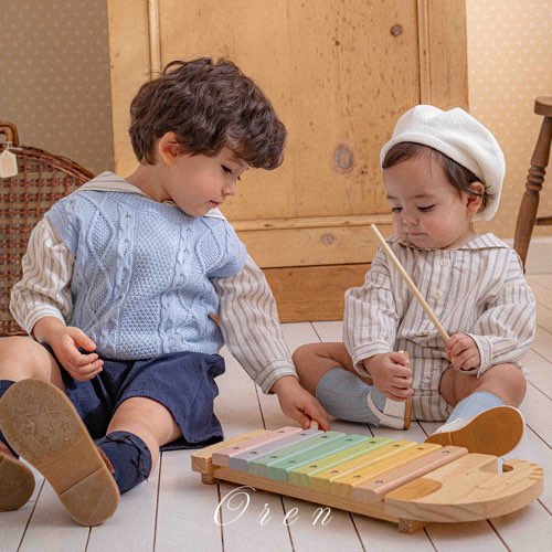 【予約商品】Cellian knit vest [Oren] (26SS)【2026年3月中旬以降順次発送】