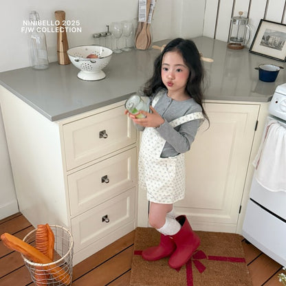 【予約販売】Heart Button tee [NINIBELLO] (26SS)【2026年2月下旬以降順次発送】