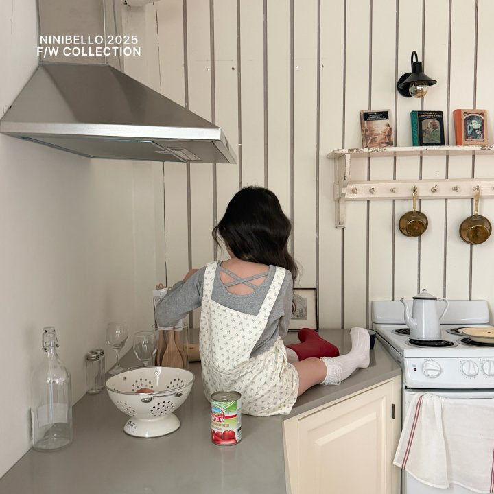 【予約販売】Heart Button tee [NINIBELLO] (26SS)【2026年2月下旬以降順次発送】