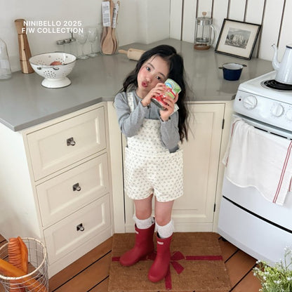 【予約販売】Heart Button tee [NINIBELLO] (26SS)【2026年2月下旬以降順次発送】