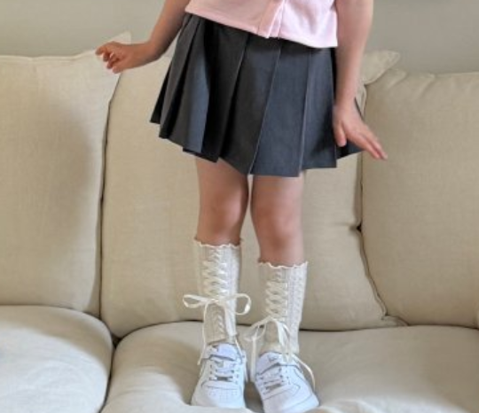 【予約販売】Fine Ribbon Skirt [NINIBELLO] (26SS)【2026年2月下旬以降順次発送】
