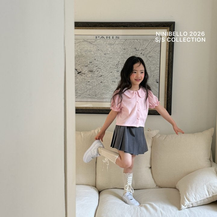 【予約販売】Fine Ribbon Skirt [NINIBELLO] (26SS)【2026年2月下旬以降順次発送】