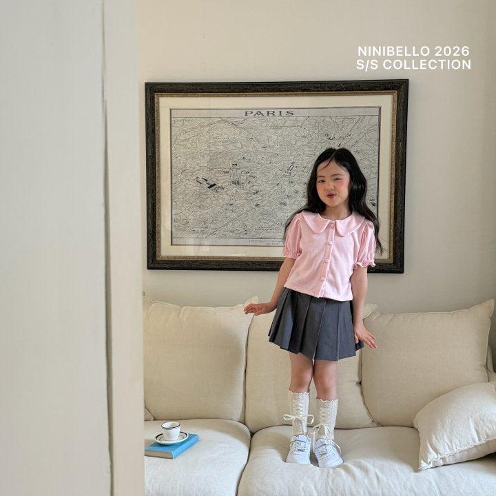【予約販売】Fine Ribbon Skirt [NINIBELLO] (26SS)【2026年2月下旬以降順次発送】