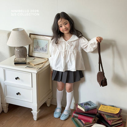 【予約販売】Fine Ribbon Skirt [NINIBELLO] (26SS)【2026年2月下旬以降順次発送】