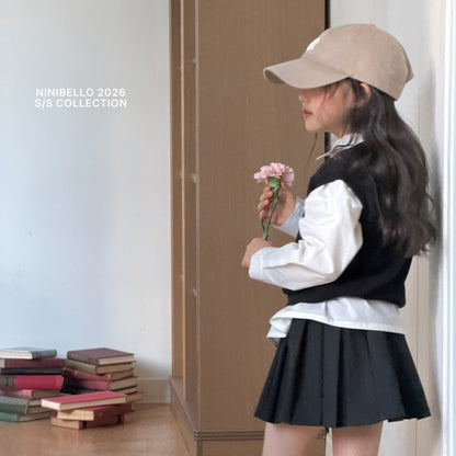 【予約販売】Fine Ribbon Skirt [NINIBELLO] (26SS)【2026年2月下旬以降順次発送】