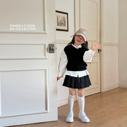 【予約販売】Fine Ribbon Skirt [NINIBELLO] (26SS)【2026年2月下旬以降順次発送】