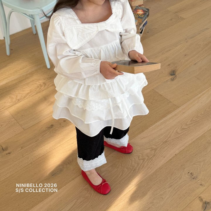 【予約販売】Polar lace skirt [NINIBELLO] (26SS)【2026年2月下旬以降順次発送】