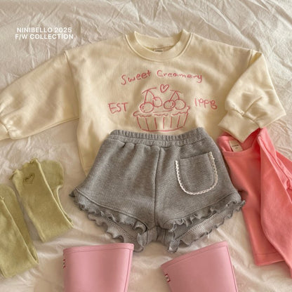 【予約販売】Pony frill pants [NINIBELLO] (26SS)【2026年2月下旬以降順次発送】