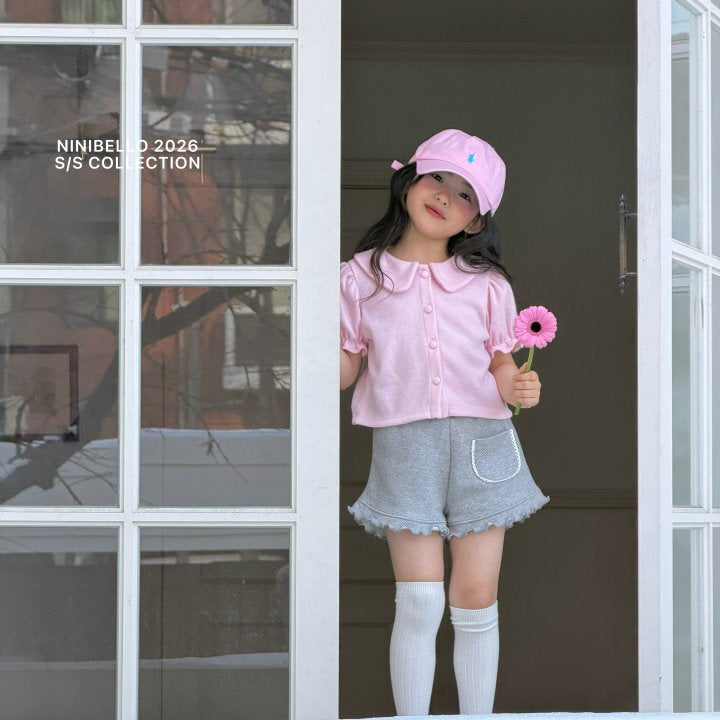 【予約販売】Pony frill pants [NINIBELLO] (26SS)【2026年2月下旬以降順次発送】