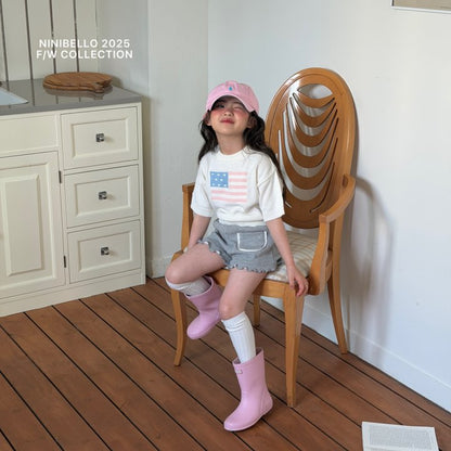 【予約販売】Pony frill pants [NINIBELLO] (26SS)【2026年2月下旬以降順次発送】