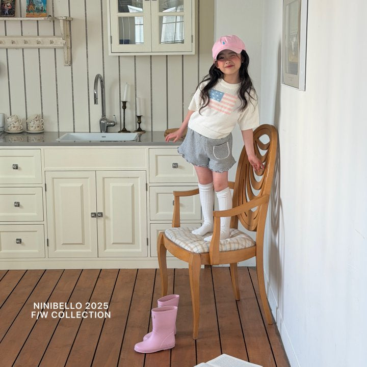 【予約販売】Pony frill pants [NINIBELLO] (26SS)【2026年2月下旬以降順次発送】