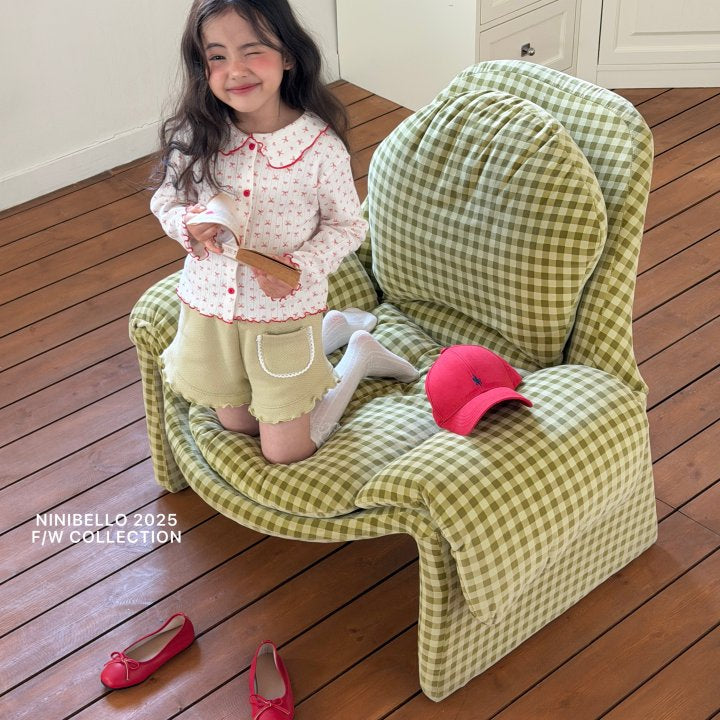 【予約販売】Pony frill pants [NINIBELLO] (26SS)【2026年2月下旬以降順次発送】