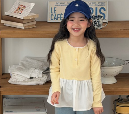 【予約販売】Tulip Layered Tee [NINIBELLO] (26SS)【2026年2月下旬以降順次発送】