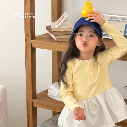 【予約販売】Tulip Layered Tee [NINIBELLO] (26SS)【2026年2月下旬以降順次発送】