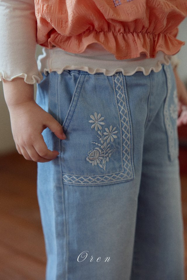 【予約商品】Romi Flower Bustier [Oren] (26SS)【2026年3月中旬以降順次発送】