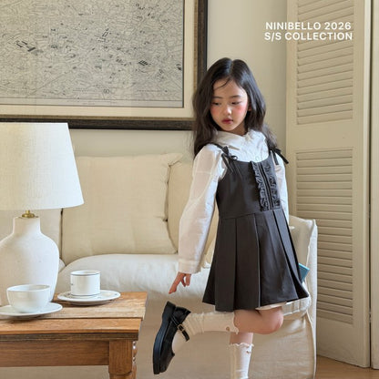 【予約販売】Julie Pleated One Piece [NINIBELLO] (26SS)【2026年2月下旬以降順次発送】