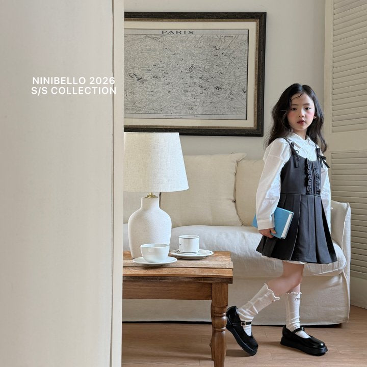 【予約販売】Julie Pleated One Piece [NINIBELLO] (26SS)【2026年2月下旬以降順次発送】
