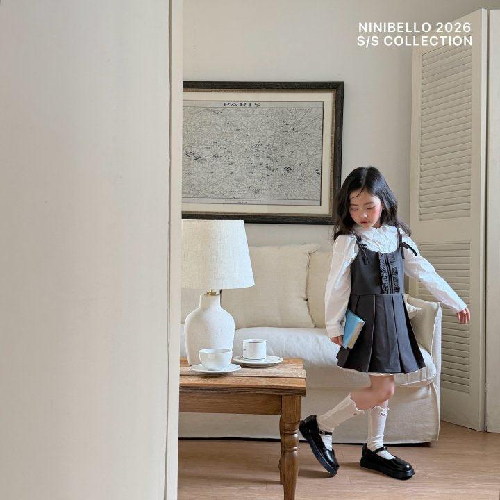 【予約販売】Julie Pleated One Piece [NINIBELLO] (26SS)【2026年2月下旬以降順次発送】