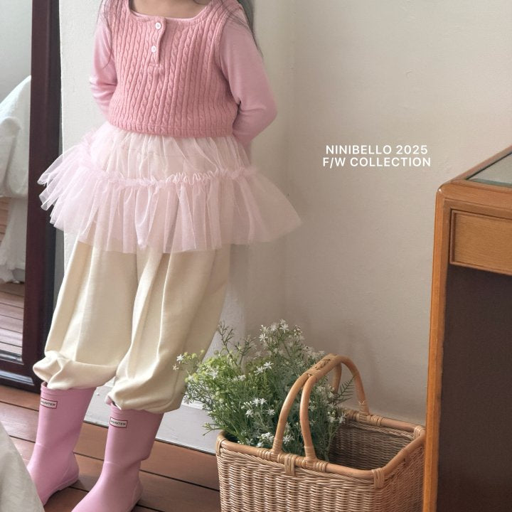 【予約販売】Jellypop Bustier [NINIBELLO] (26SS)【2026年2月下旬以降順次発送】