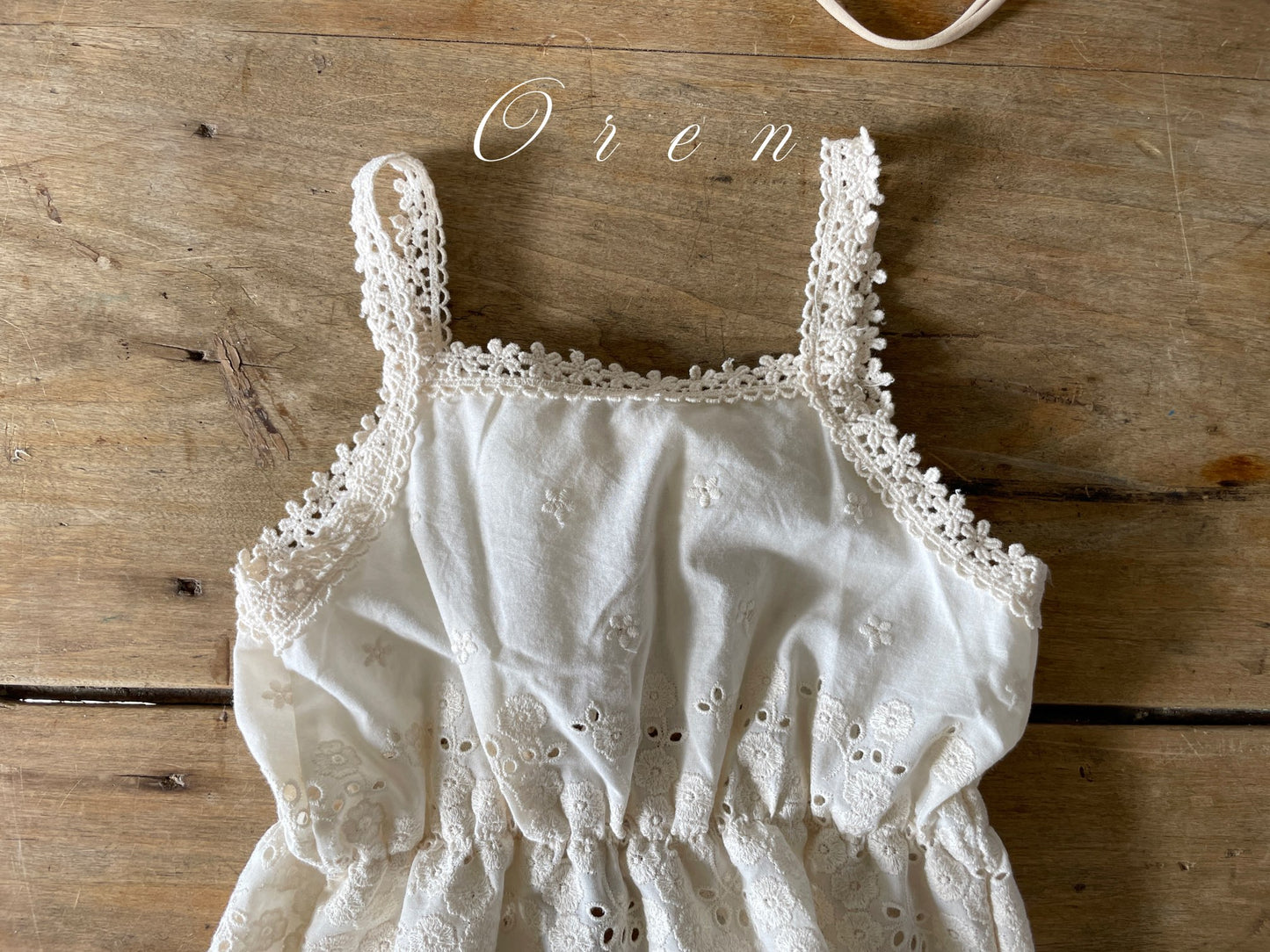 【予約商品】bebe-daisy bustier [Oren] (26SS)【2026年3月中旬以降順次発送】