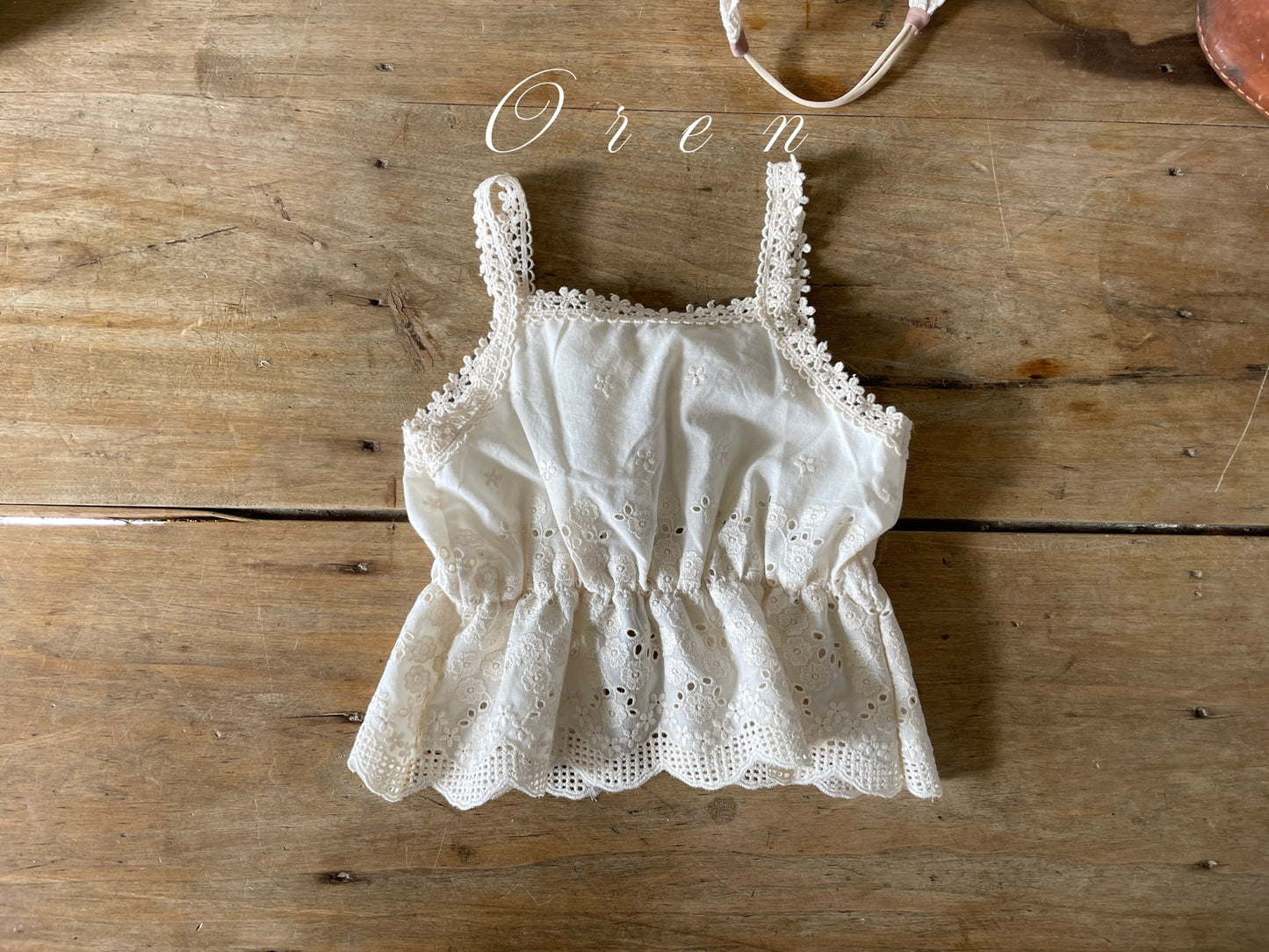 【予約商品】bebe-daisy bustier [Oren] (26SS)【2026年3月中旬以降順次発送】