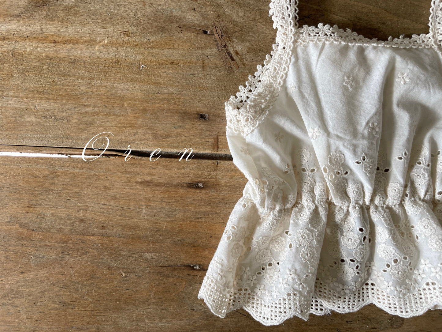 【予約商品】bebe-daisy bustier [Oren] (26SS)【2026年3月中旬以降順次発送】