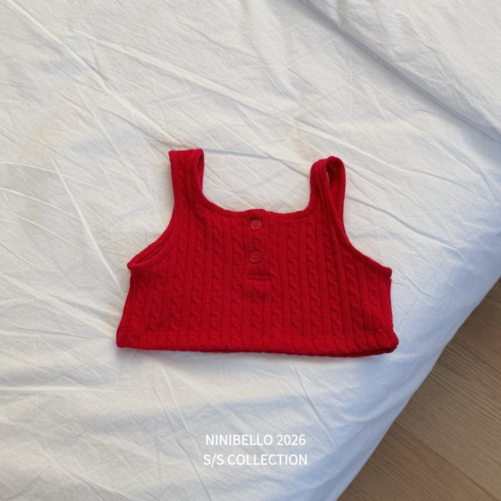 【予約販売】Jellypop Bustier [NINIBELLO] (26SS)【2026年2月下旬以降順次発送】