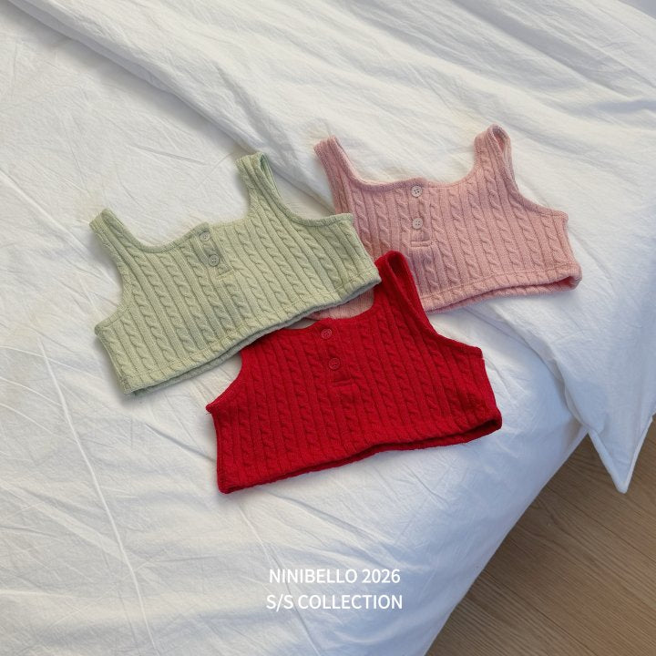 【予約販売】Jellypop Bustier [NINIBELLO] (26SS)【2026年2月下旬以降順次発送】