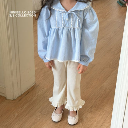 【予約販売】Jam Jam Frill Bootcut [NINIBELLO] (26SS)【2026年2月下旬以降順次発送】