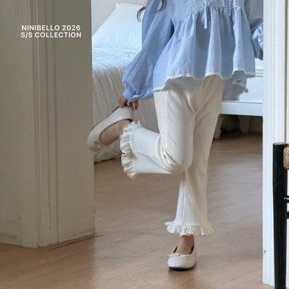 【予約販売】Jam Jam Frill Bootcut [NINIBELLO] (26SS)【2026年2月下旬以降順次発送】