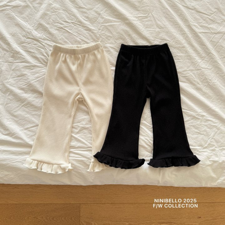 【予約販売】Jam Jam Frill Bootcut [NINIBELLO] (26SS)【2026年2月下旬以降順次発送】