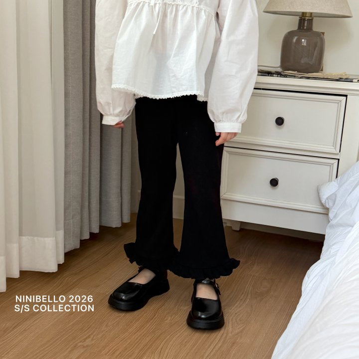 【予約販売】Jam Jam Frill Bootcut [NINIBELLO] (26SS)【2026年2月下旬以降順次発送】