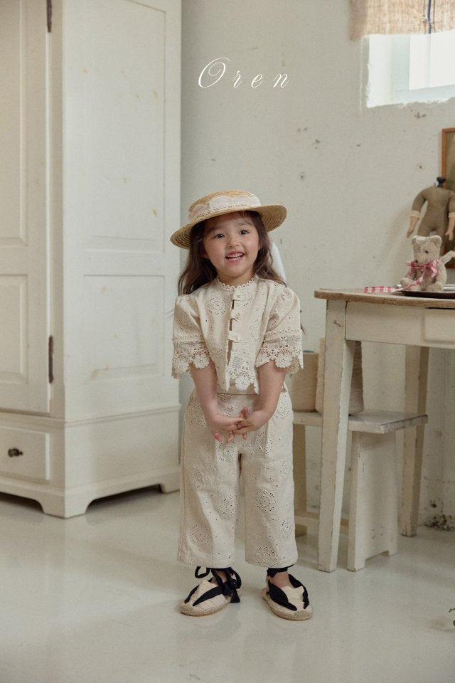 【予約商品】Cosette jacket [Oren] (26SS)【2026年3月中旬以降順次発送】