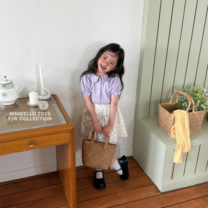 【予約販売】Spring pin skirt [NINIBELLO] (26SS)【2026年2月下旬以降順次発送】