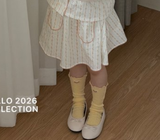 【予約販売】Spring pin skirt [NINIBELLO] (26SS)【2026年2月下旬以降順次発送】