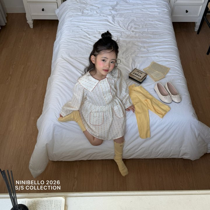 【予約販売】Spring pin skirt [NINIBELLO] (26SS)【2026年2月下旬以降順次発送】