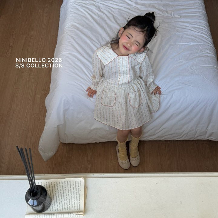 【予約販売】Spring pin skirt [NINIBELLO] (26SS)【2026年2月下旬以降順次発送】