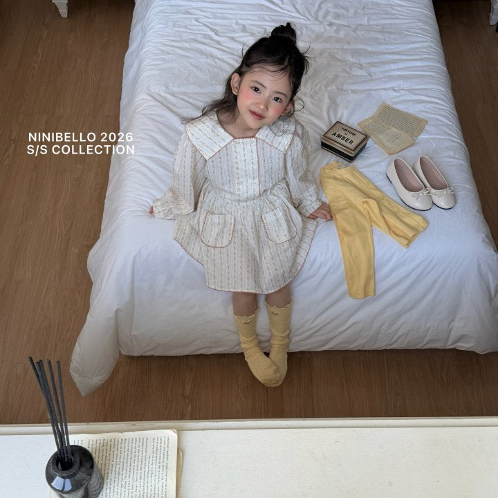 【予約販売】Spring pin skirt [NINIBELLO] (26SS)【2026年2月下旬以降順次発送】