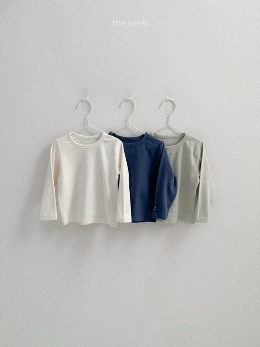【予約商品】Smile long-sleeved T-shirt [minirobe] (26SS)【2026年3月中旬以降順次発送】