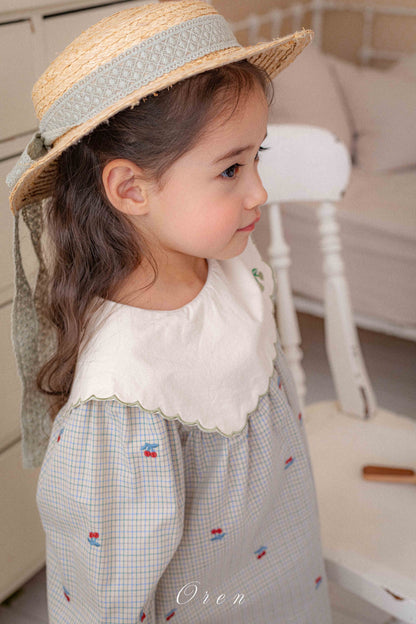 【予約商品】Cherry Scallop One Piece [Oren] (26SS)【2026年3月中旬以降順次発送】