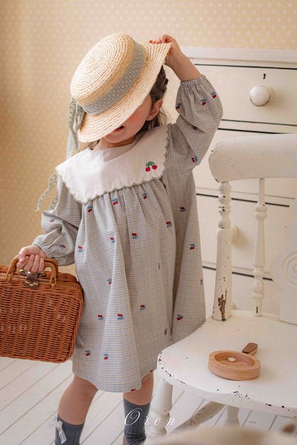【予約商品】Cherry Scallop One Piece [Oren] (26SS)【2026年3月中旬以降順次発送】