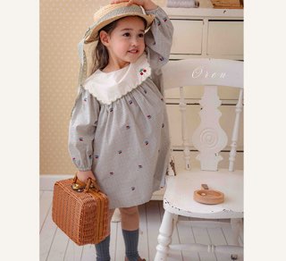 【予約商品】Cherry Scallop One Piece [Oren] (26SS)【2026年3月中旬以降順次発送】