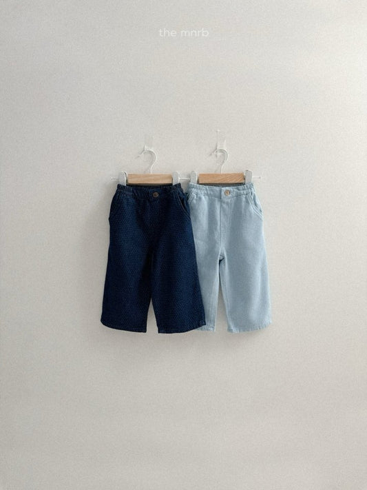 【予約商品】Spring denim pants [minirobe] (26SS)【2026年3月中旬以降順次発送】