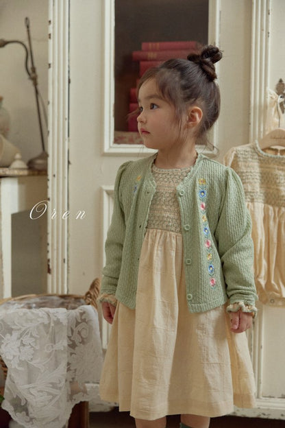【予約商品】Marien Smoke One Piece [Oren] (26SS)【2026年3月中旬以降順次発送】