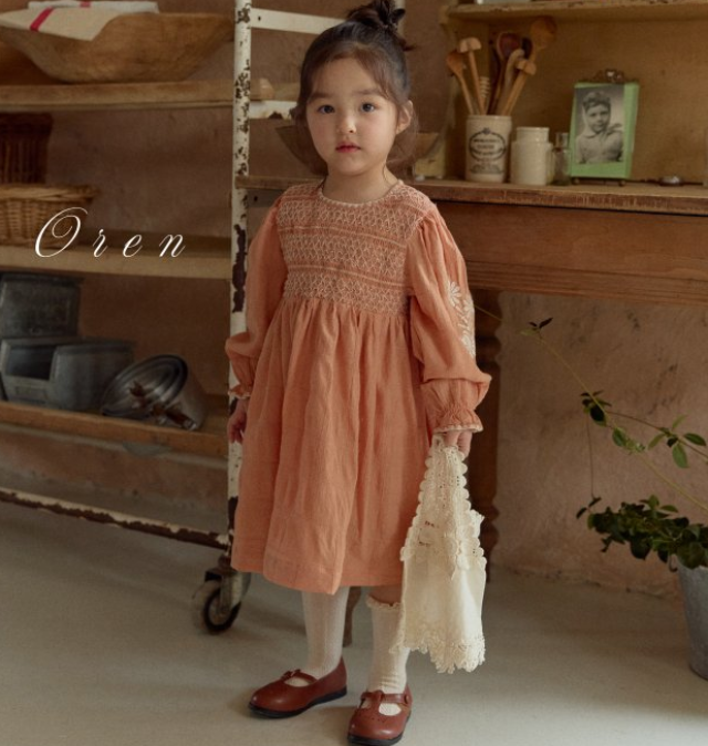 【予約商品】Marien Smoke One Piece [Oren] (26SS)【2026年3月中旬以降順次発送】