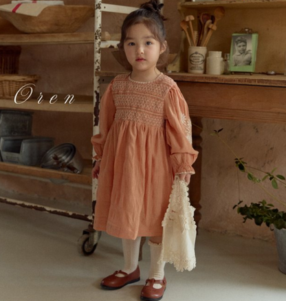 【予約商品】Marien Smoke One Piece [Oren] (26SS)【2026年3月中旬以降順次発送】
