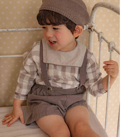【予約商品】Bongbong check top and bottom [Oren] (26SS)【2026年3月中旬以降順次発送】
